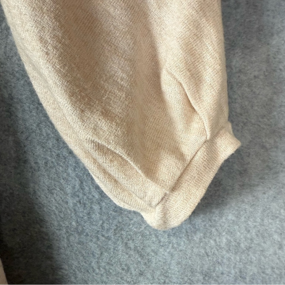 Banana Republic‎ Boatneck Sweater Front Seam Beige Size XS - Picture 9 of 15